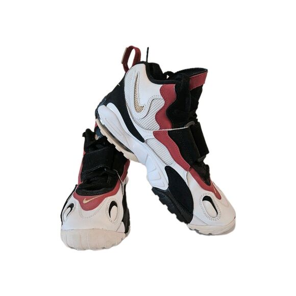 Nike Air Max Sped Turf 49ers Sneakers Men\'s Size 8.5 Red, White, Black, And Gold main image 4
